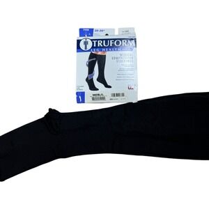 Truform 20-30 mmHg Medical‎ Compression Stockings Below Knee Black XL